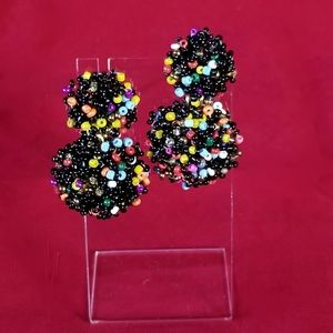Nine Seed Beads Earrings Set